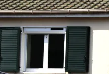 Visuel Position du panneau solaire ou sortie de fil
